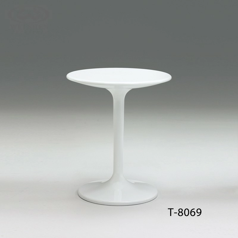 White Round Dining Table