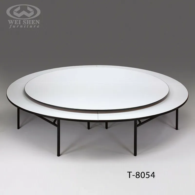 360 Degree Motorized Rotation Banquet Table for 16 people